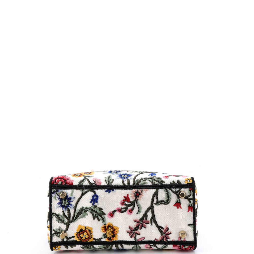 Christian Dior Medium Lady D-Lite Bag Embroidered Canvas - Picture 4 of 5